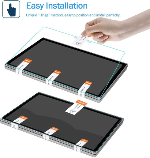 Megoo [2 pack Screen Protector for Surface Pro 7 Plus/Surface Pro 7, Ultra Clear/High Response/Tempered Glass, Compatible for Microsoft Surface Pr...
